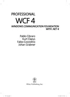 WCF 4: Windows Communication Foundation и .NET 4 для профессионалов