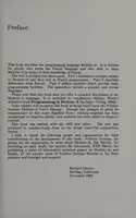 Modula-2 for Pascal Programmers
