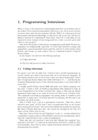 Algorithms and Interviews: Job Interviewing for Programmers
