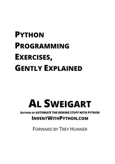 Python Programming Exercises, Gently Explained