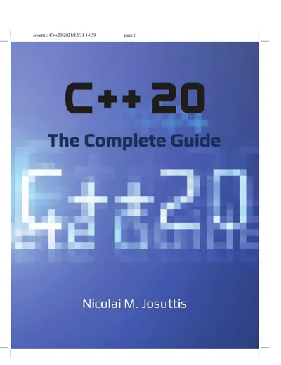 C++20 - The Complete Guide
