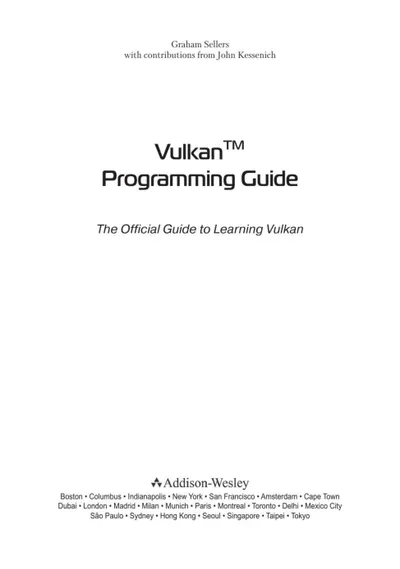Vulkan. Руководство разработчика