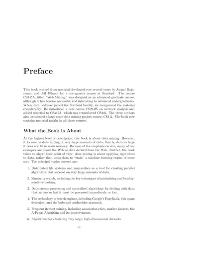 Mining of Massive Datasets