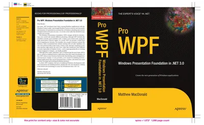 Pro WPF: Windows Presentation Foundation in .NET 3.0