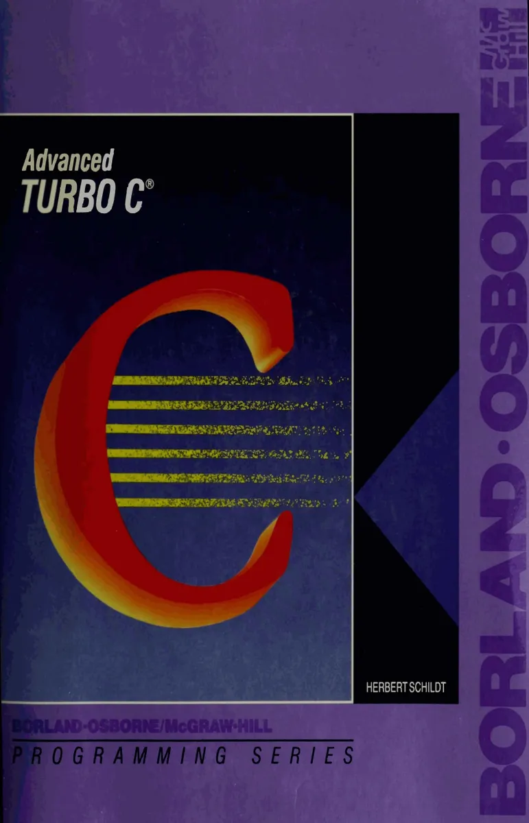 Herbert Schildt - Advanced Turbo C - 1987