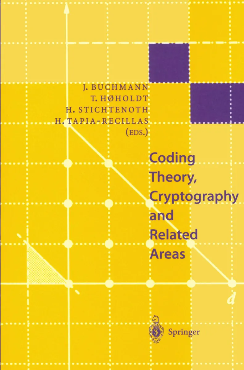 Coding Theory, Cryptography and Related Areas: Proceedings of an International Conference on Coding Theory, Cryptography and Related Areas, held in Guanajuato, Mexico, in April 1998