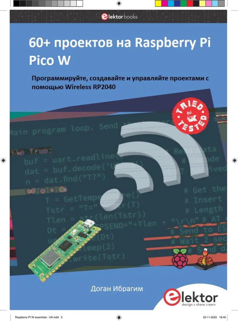 Raspberry Pi Pico W: Программируйте, создавайте и управляйте проектами с помощью Wireless RP2040