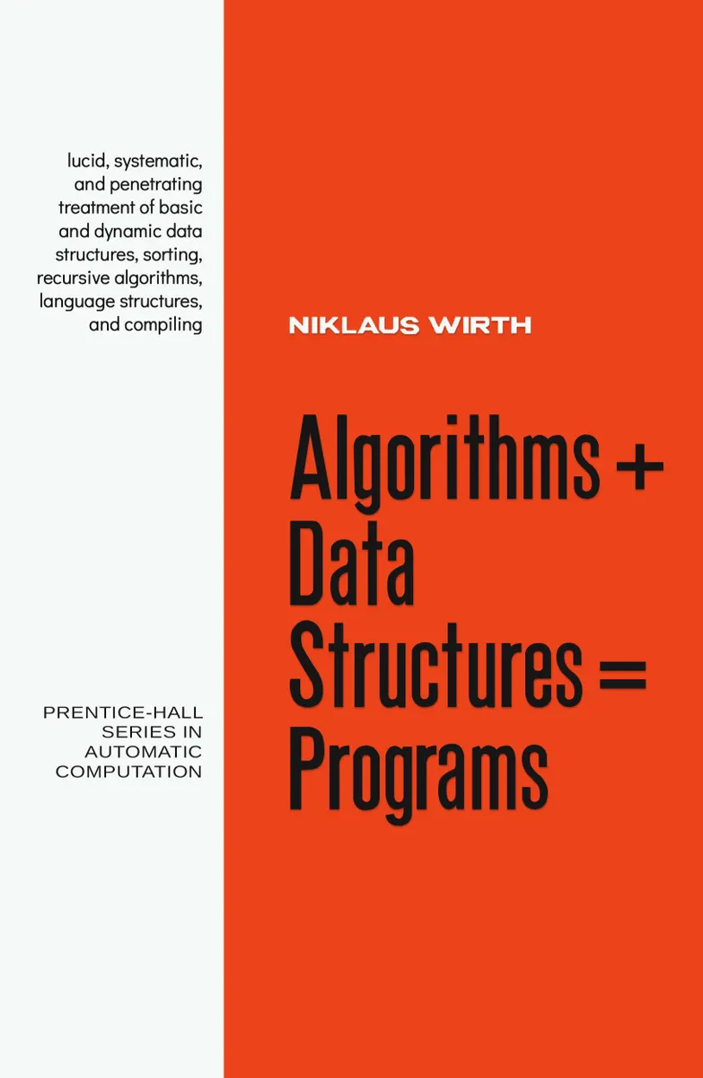 Algorithms + Data Structures = Programs