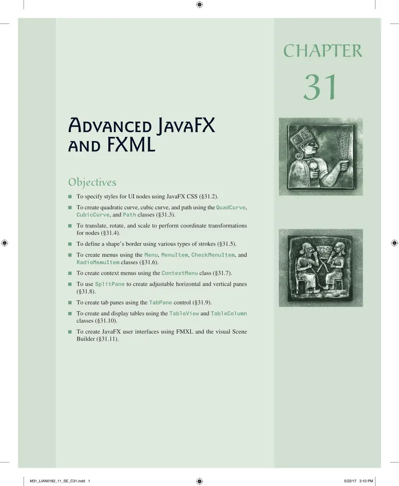 Advanced JavaFX and FXML