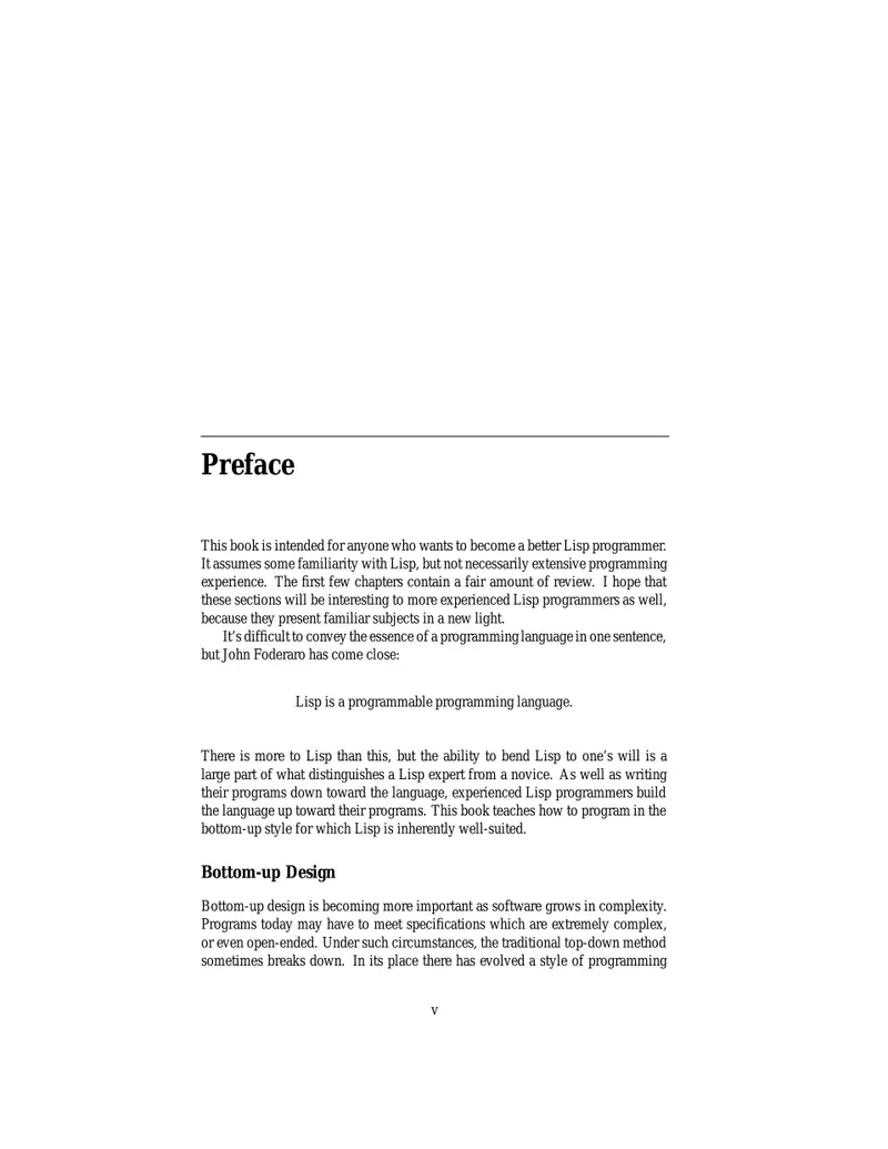 On Lisp: Advanced Techniques for Common Lisp