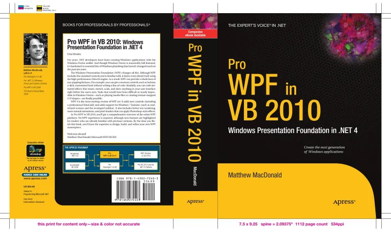 Pro WPF in VB 2010: Windows Presentation Foundation in .NET 4