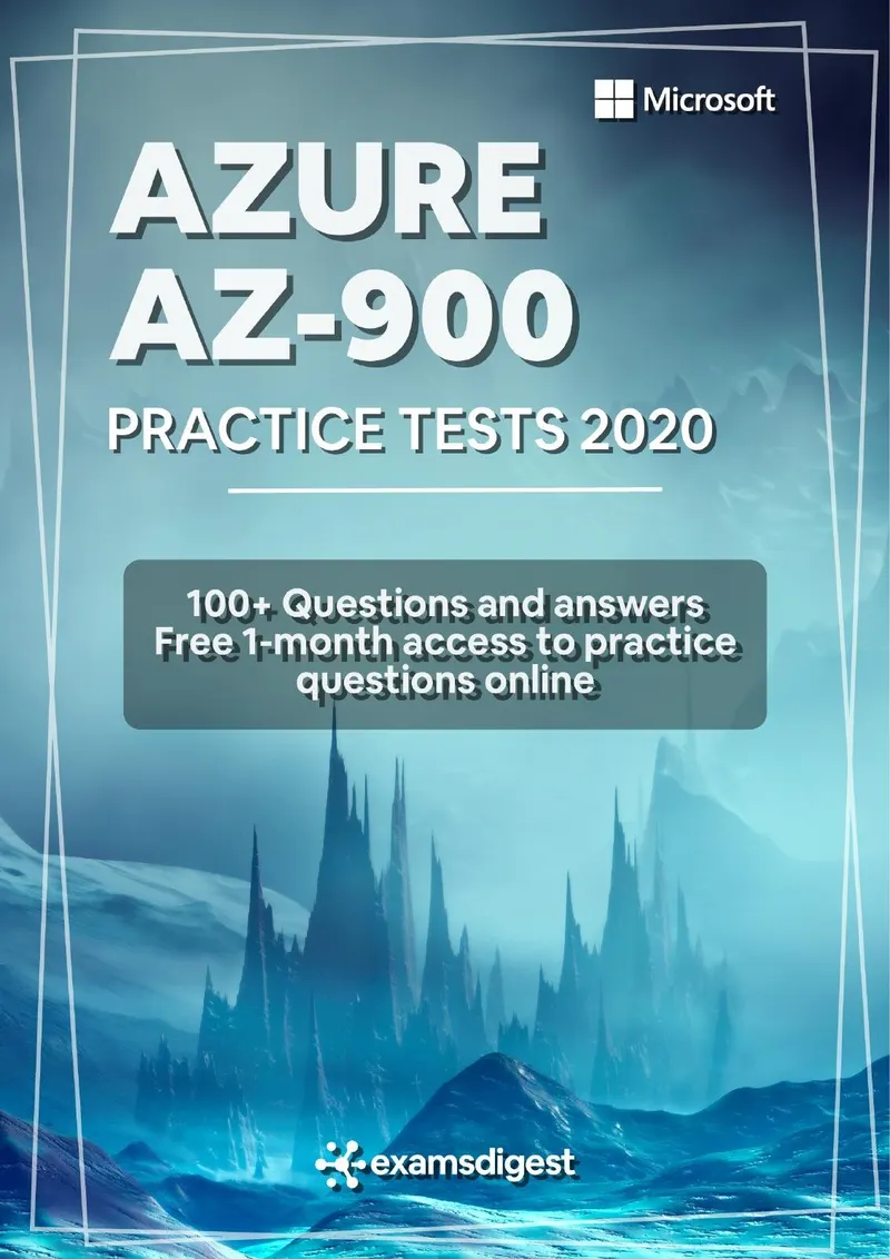 Microsoft Azure Fundamentals AZ-900 Practice Tests 2020
